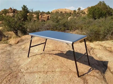Eezi-Awn K9 Tables with Stainless Steel Top and Aluminium Legs Small 750Lx390W - Summer Sale