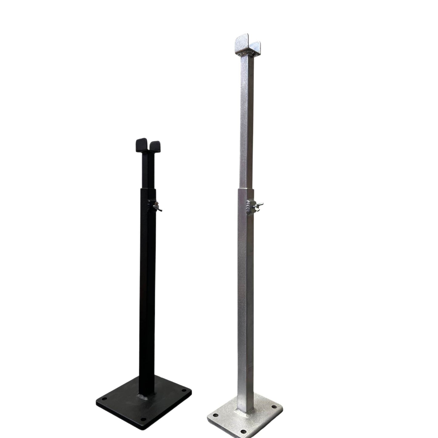 BBQARM Support Post Monument powdercoat aluminium for Under Chassis Mounted Kits