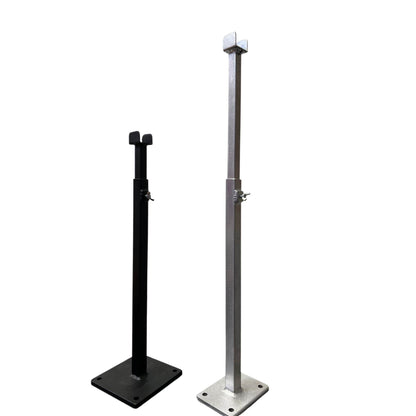 BBQARM Support Post Monument powdercoat aluminium for Under Chassis Mounted Kits