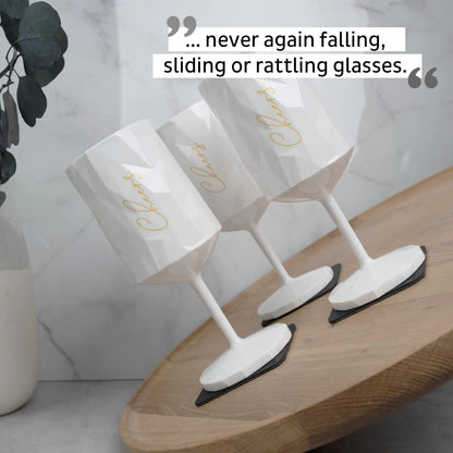 Magnetic Plastic Glass WINE "CHEERS" 0.3l by Silwy