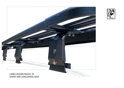 K9 Roof Racks Compatible with Prado 95 1250W X 2200L - Summer Sale