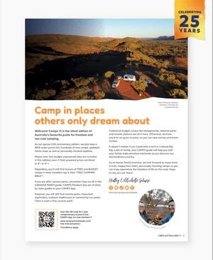 Hema Camps 13 Easy to Read Campsite Photos and Larger Map for Campers and Caravanners
