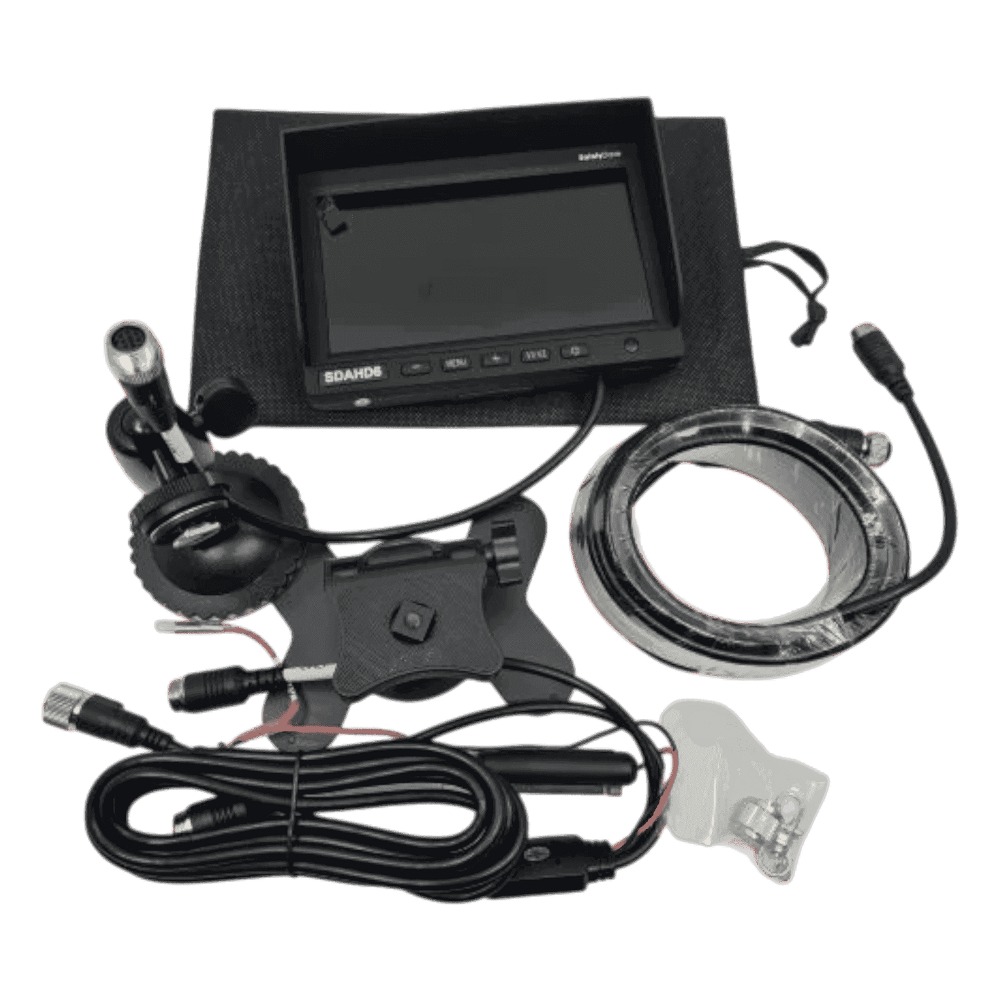 SafetyDave Reversing Camera Kit 5.8inch Dash Monitor with 2 Square Ccd Cameras