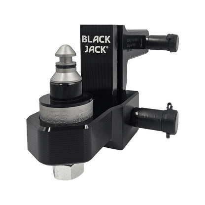 Black Jack Centuria Adjustable Hitch 100mm 3.5t Alloy - Black