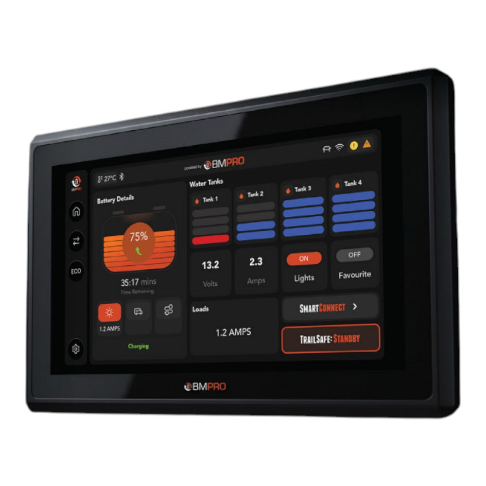 BMPRO PowerPlus35 Caravan Smart Power Management System Board 7 inch Screen