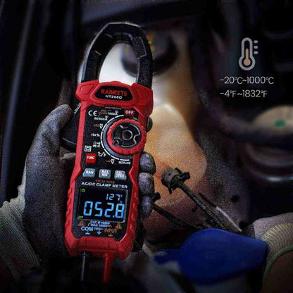 Clamp Meter 1000A True RMS AC/DC Current Amp Meter
