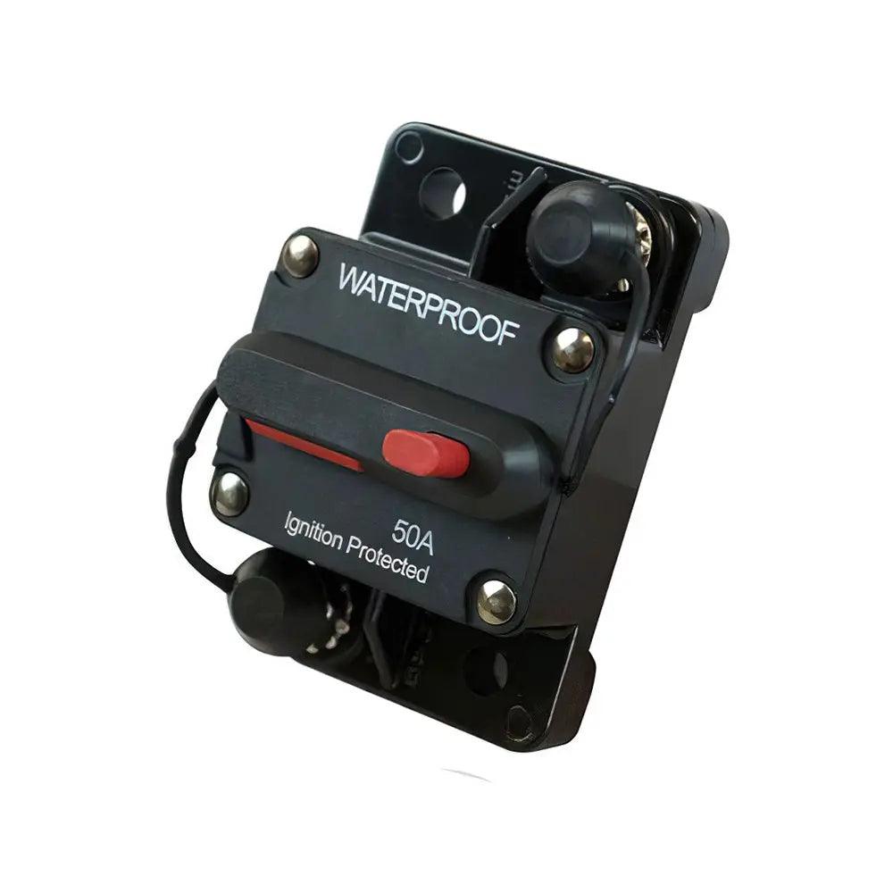 50A DC Circuit Breaker Suitable for Surface Mounting 12 or 24volt - Everything Caravans