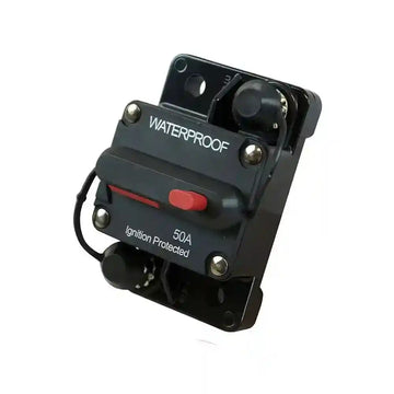 50A DC Circuit Breaker Suitable for Surface Mounting 12 or 24volt - Everything Caravans