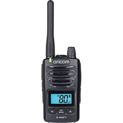Oricom Waterproof IP67 Portable 5W UHF CB Radio - BLACK