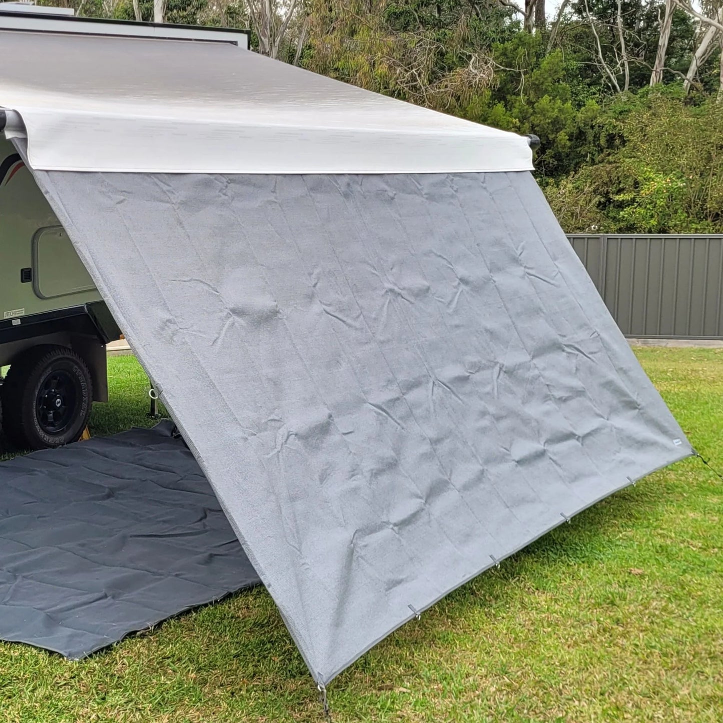 Cgear Grey Awning Privacy Screens 1.8M or 6Ft High 9 ft