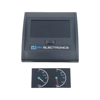 RV Electronics LCD Double Tank Water Level Indicator Gauge