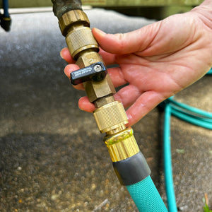 Flat Out Snap On Shut-Off Valve for Tank Filling