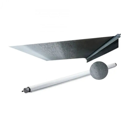 8700 10Ft Polar White Awning Fabric and Roller Tube Only