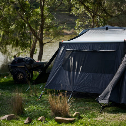 Tiegear Shield Side Walls Awning Privacy Screens Left and Right for Caravan Park