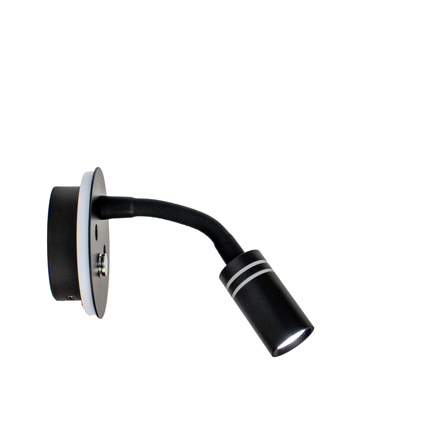 Supex 80mm Caravan Reading Light With USB-C Flexible Arm