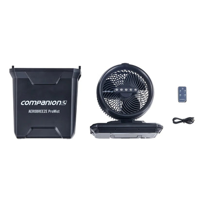 Companion Aerobreeze ProMist 25cm Oscillating Misting Fan