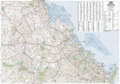 Hema Central Queensland Map
