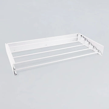 Vendline Caravan Clothesline Wall Mounted Drying Rack White - 1000mm