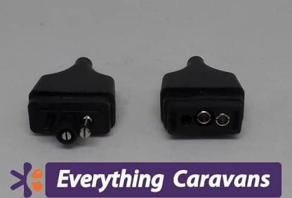 12volt Plug for 3 Way F400 RC1180 Chescold Dometic Fridge Freezer Old Type - Everything Caravans