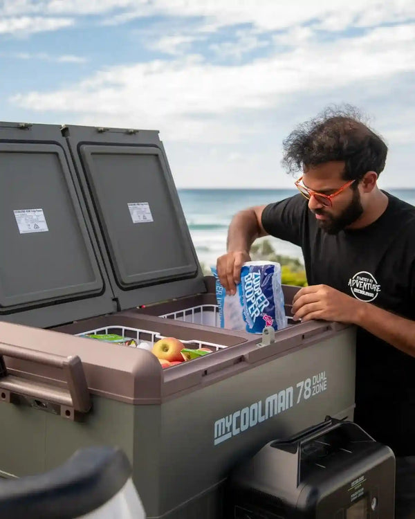 MyCoolman 78l Recreational DZ Series Portable Fridge and Freezer - Everything Caravans