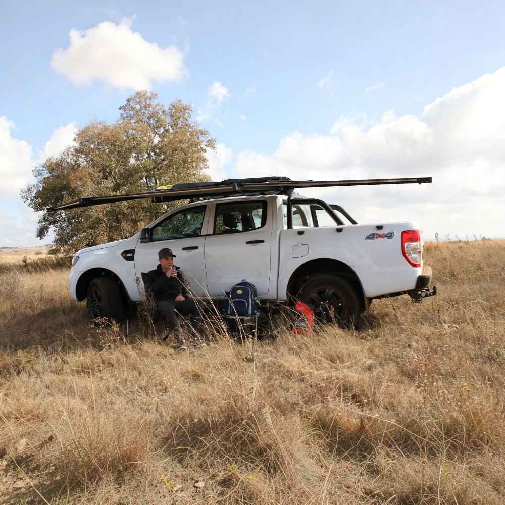 Eezi-Awn Dragonfly Mini 180 Awning 1.9M Freestanding Left Side Mount Grey - Summer Sale