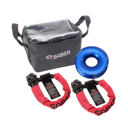 Ezy-Glide 12,500 WLL Recovery Ring , Bag & Twin Sheath Soft Shackles