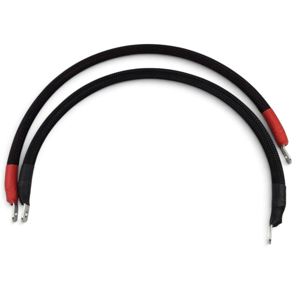 BMPro Battery and Inverter Cable Set 85mmsq 330amp 800mm Mega Fuse Extreme Cover - Pair