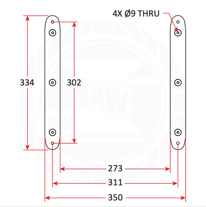 Seaview Removable Base Kit Suits Starlink Mini Seaview mount