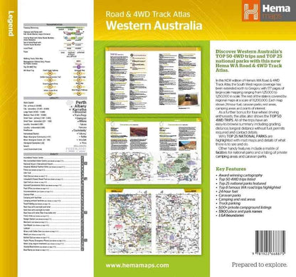 Hema Western Australia Road and 4WD Track Atlas