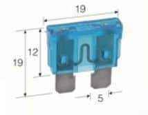 Narvared Blade Fuse 10 amp for Caravan x 10