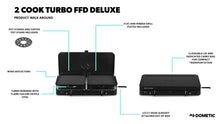 Dometic 2 Cooker Turbo FFD Deluxe Stove