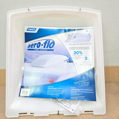 Aero Flo Vent Hatch Cover for 14x14in White - Everything Caravans