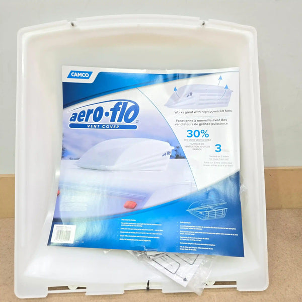 Aero Flo Vent Hatch Cover for 14x14in White - Everything Caravans