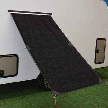 Coast Fridge Shade 200-09355 Black Screen with Sail Track for Fridge Vent
