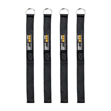 Tiegear Haul Out SOFT ANCHOR D RING Webbing Tie-Down Anchor 0.3m (4 Pack)