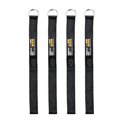 Tiegear Haul Out SOFT ANCHOR D RING Webbing Tie-Down Anchor 0.3m (4 Pack)