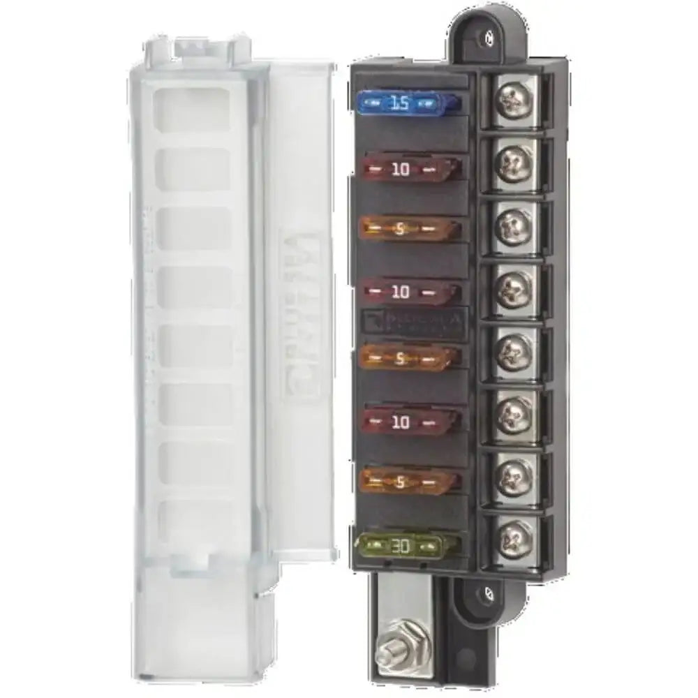 Bluesea Blade Fuse Block – Compact 8 Circuit and Cover