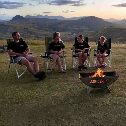 ArcMate ArcPit XL 2-in-1 portable fire pit and outdoor BBQ - Large Size