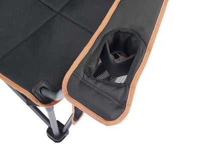 OZtrail Fireside Double Chair Black