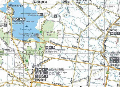 Hema The Victorian High Country - South Western Map