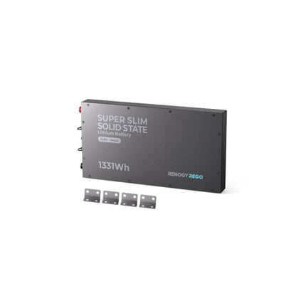 Renogy REGO 12.8V 104Ah slim solid state smart battery RBT12104LFP-SSL-BT-G1-AU