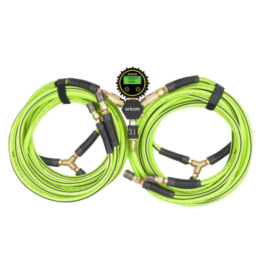 Oricom Multi Tyre Deflator Inflator with Digital Display - Quad