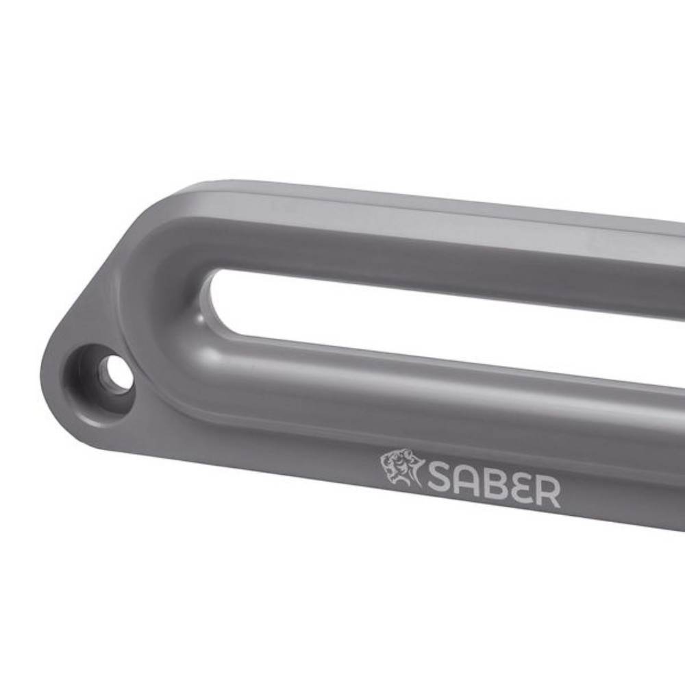 Saber Aluminium Spliced Winch Thimble Pro Grey Cerakote  SBR-OFLG