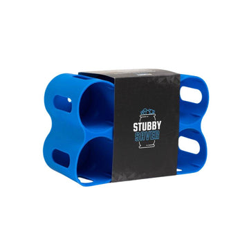 StubbySaver 6 Pack Holder Blue High-Grade Silicone Protection for Cans & Bottles