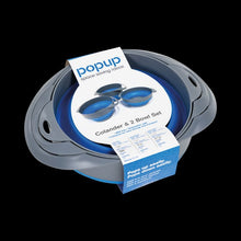 Popup Colander and 2 Bowl Set Blue