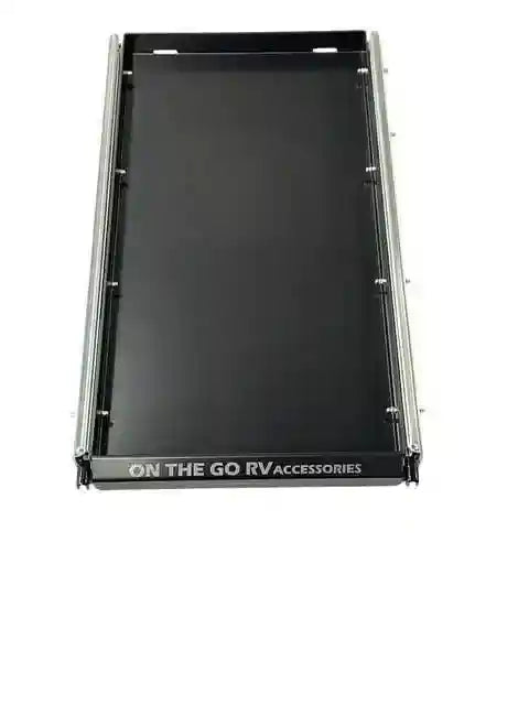 430mm wide Tunnel Boot Draw Slide x 700mm Long with tie down points - Everything Caravans