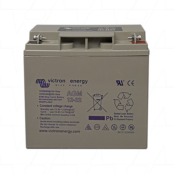 Victron 12V 22Ah AGM Deep Cycle Battery - Everything Caravans