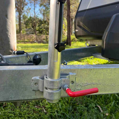 BBQARM Telescopic Starlink RV Pole Black