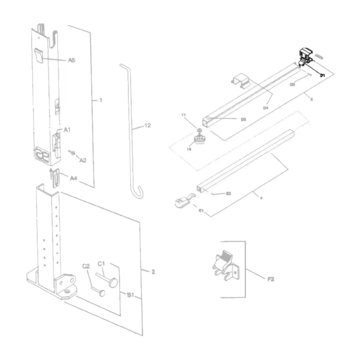 Dometic Awning Top Mounting Bracket