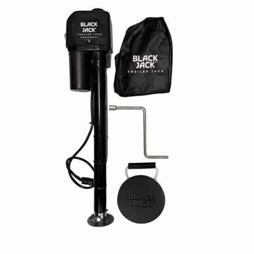 Black Jack Trailer Jack – Mini - fits standard jockey wheel clamp - Everything Caravans